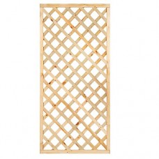 Trellis geïmpregneerd diagonaal met rechte lijst 180x90 cm